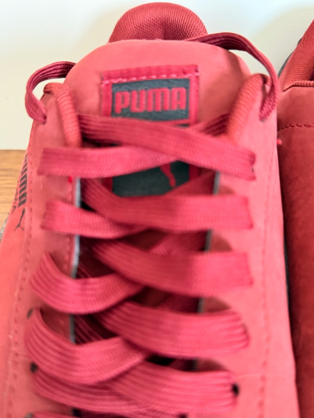 Puma Roma Men's Sneaker in Burgundy with Black Formstripe - Size 8.5 US - Picture 6 of 6